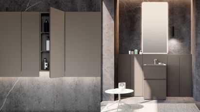 Mobili da Bagno con Maniglia a Gola